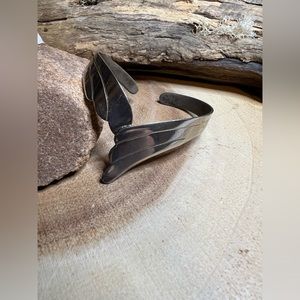 Silver cuff bracelet